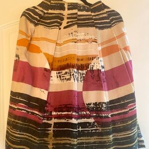 Nic & Zoe Multicolor Striped Women's Skirt. Sz 6